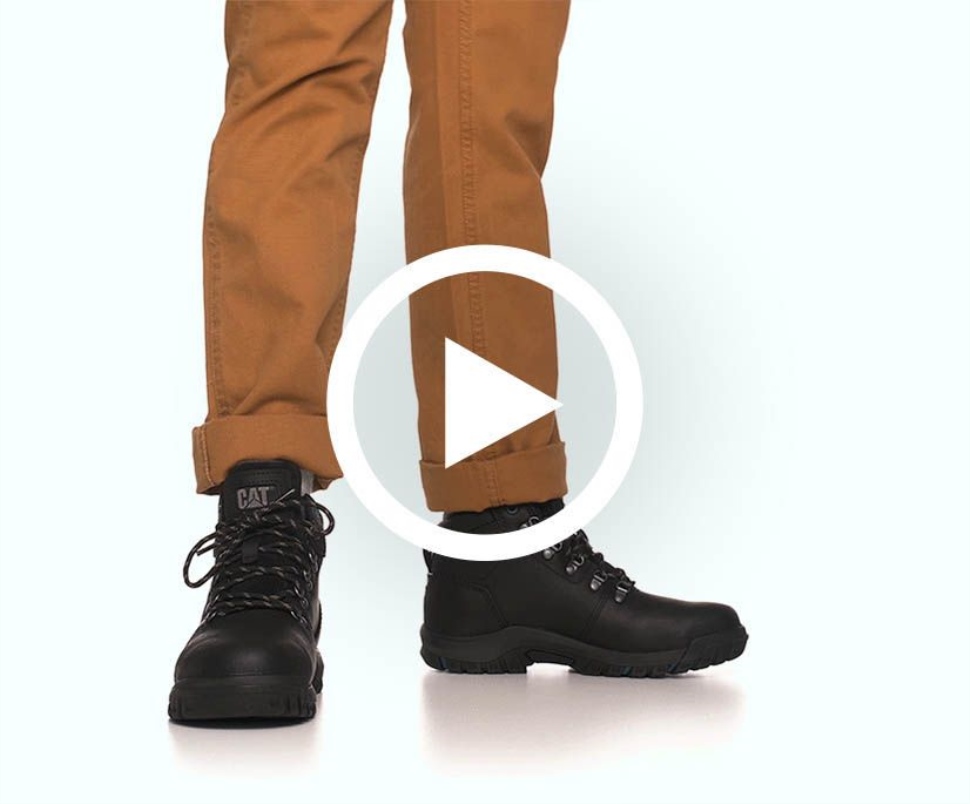 Bay Leaf Mae Bottes De Travail Imperméables à Bout En Acier Pour Femmes Chaussures De Chat