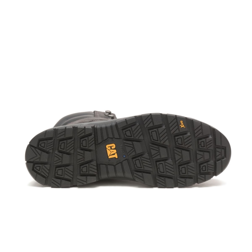 Botte De Travail En Alliage Noir Pour Hommes Exposition 6 \chaussures De Chat
