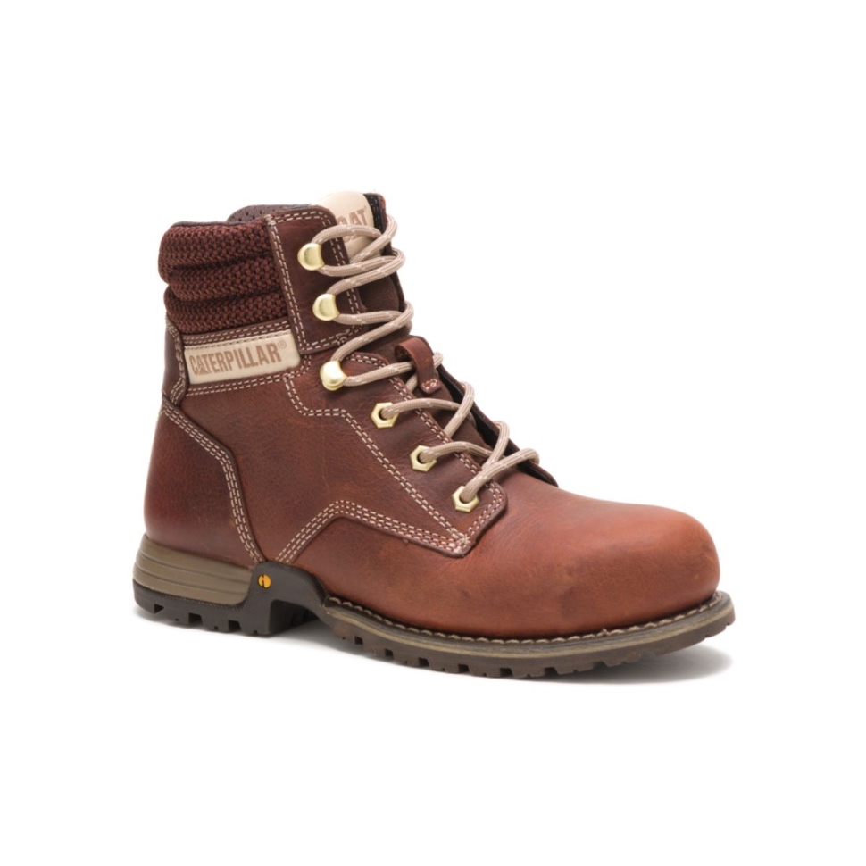 Botte De Travail Tawny Paisley 6\ Pour Femme à Embout D\acier Chaussures Chat