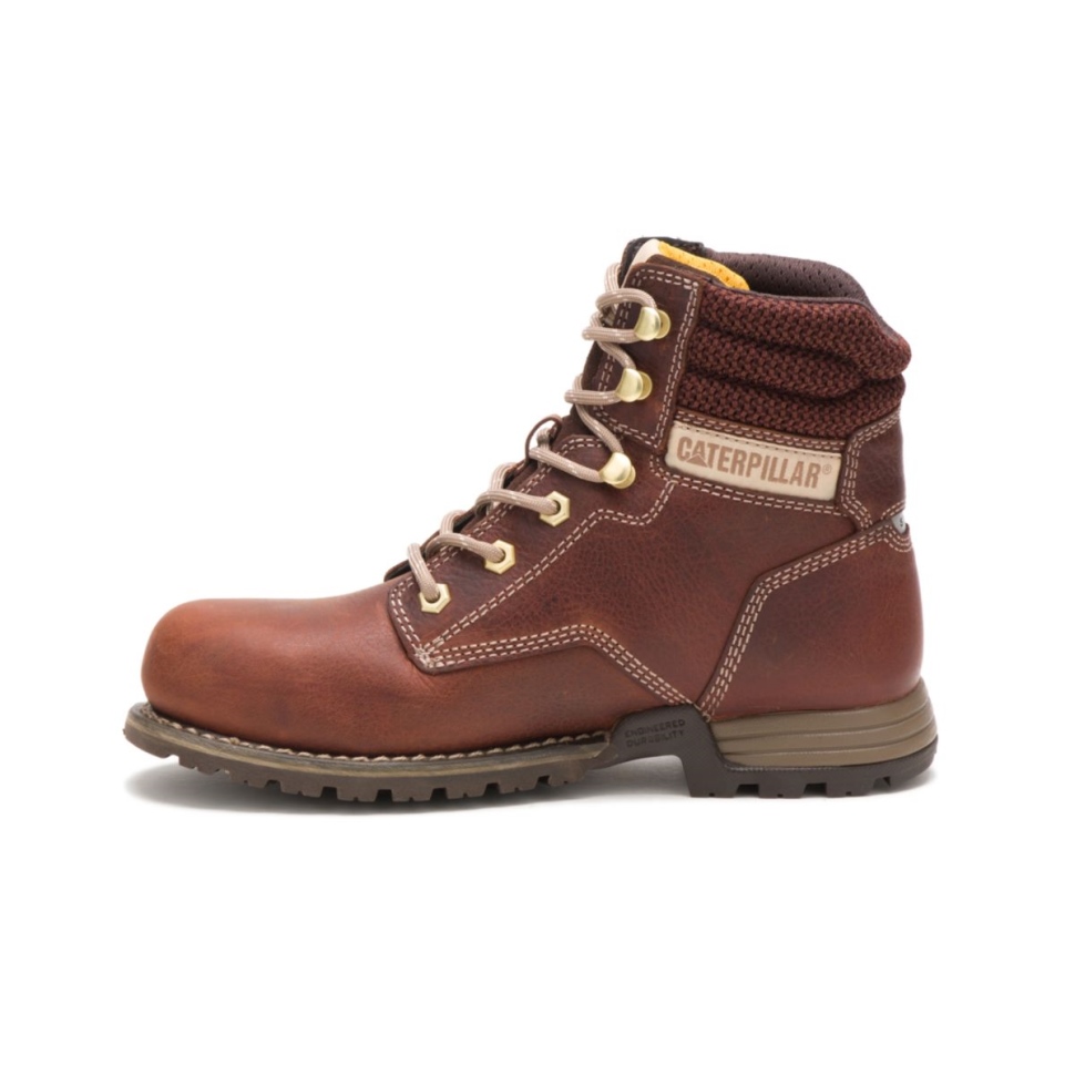 Botte De Travail Tawny Paisley 6\ Pour Femme à Embout D\acier Chaussures Chat