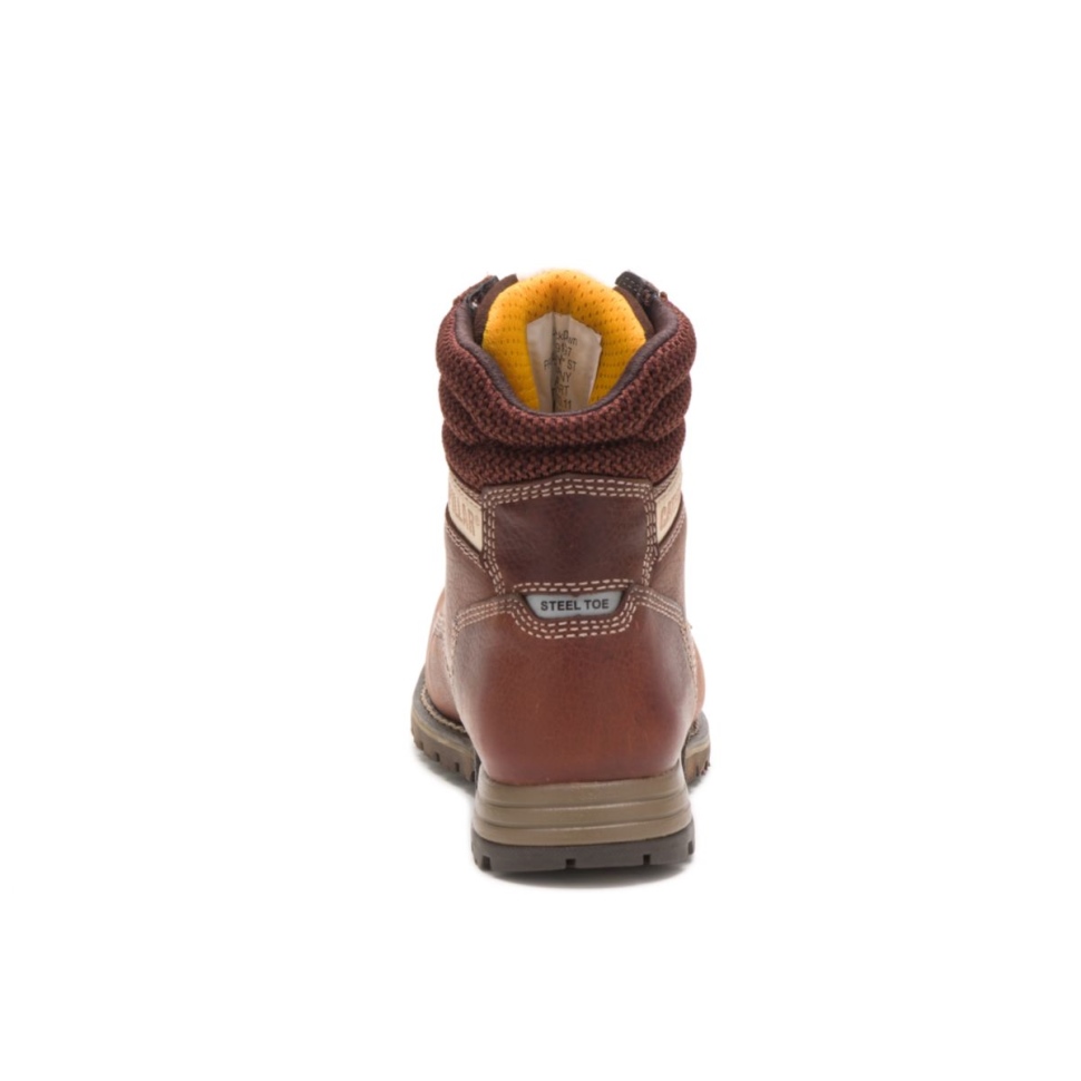 Botte De Travail Tawny Paisley 6\ Pour Femme à Embout D\acier Chaussures Chat