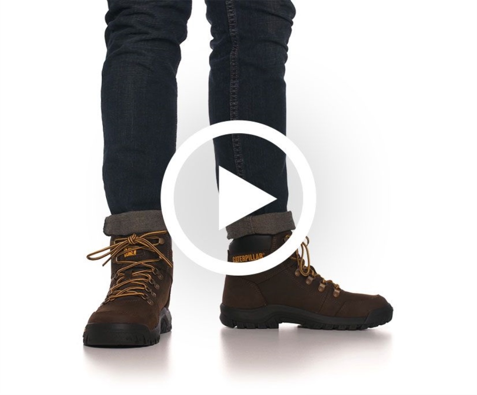 Botte De Travail à Bout En Acier Noir Pour Hommes Chaussures De Chat