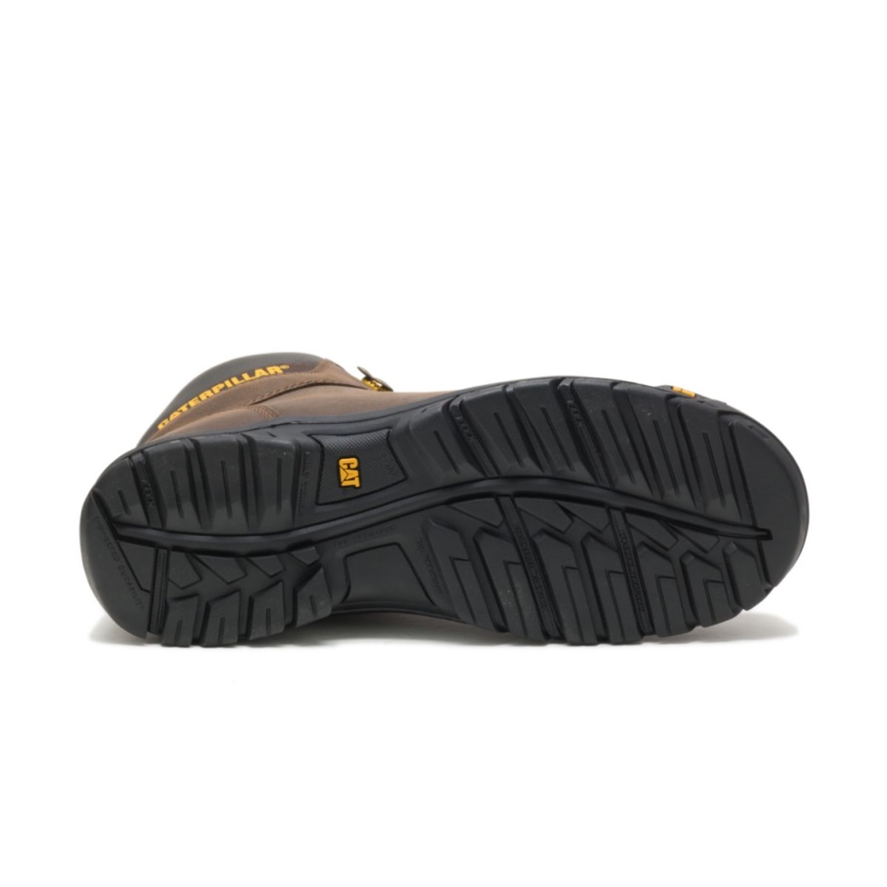 Botte De Travail à Bout En Acier Seal Brown Pour Hommes
