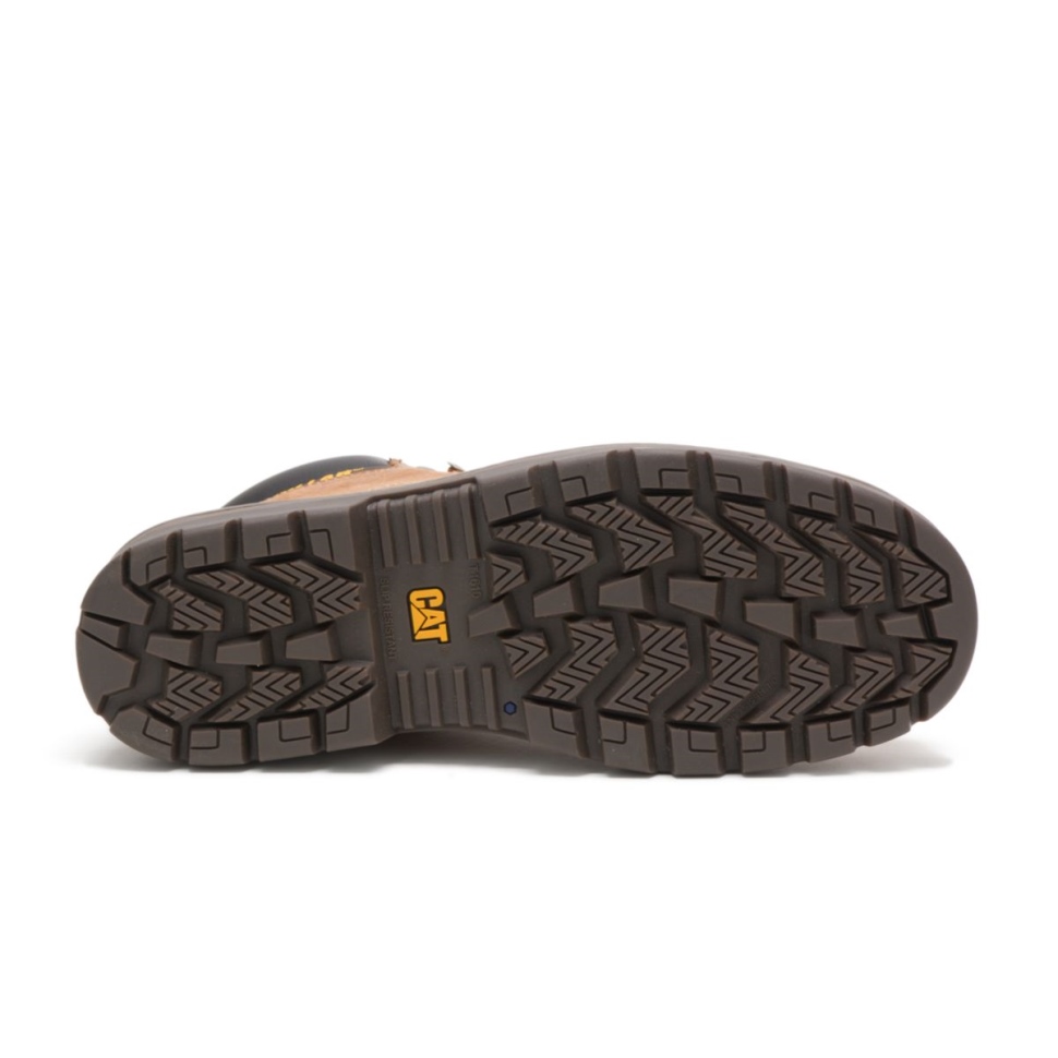 Bottes De Travail Imperméables Outbase Marron Pour Hommes Chaussures De Chat