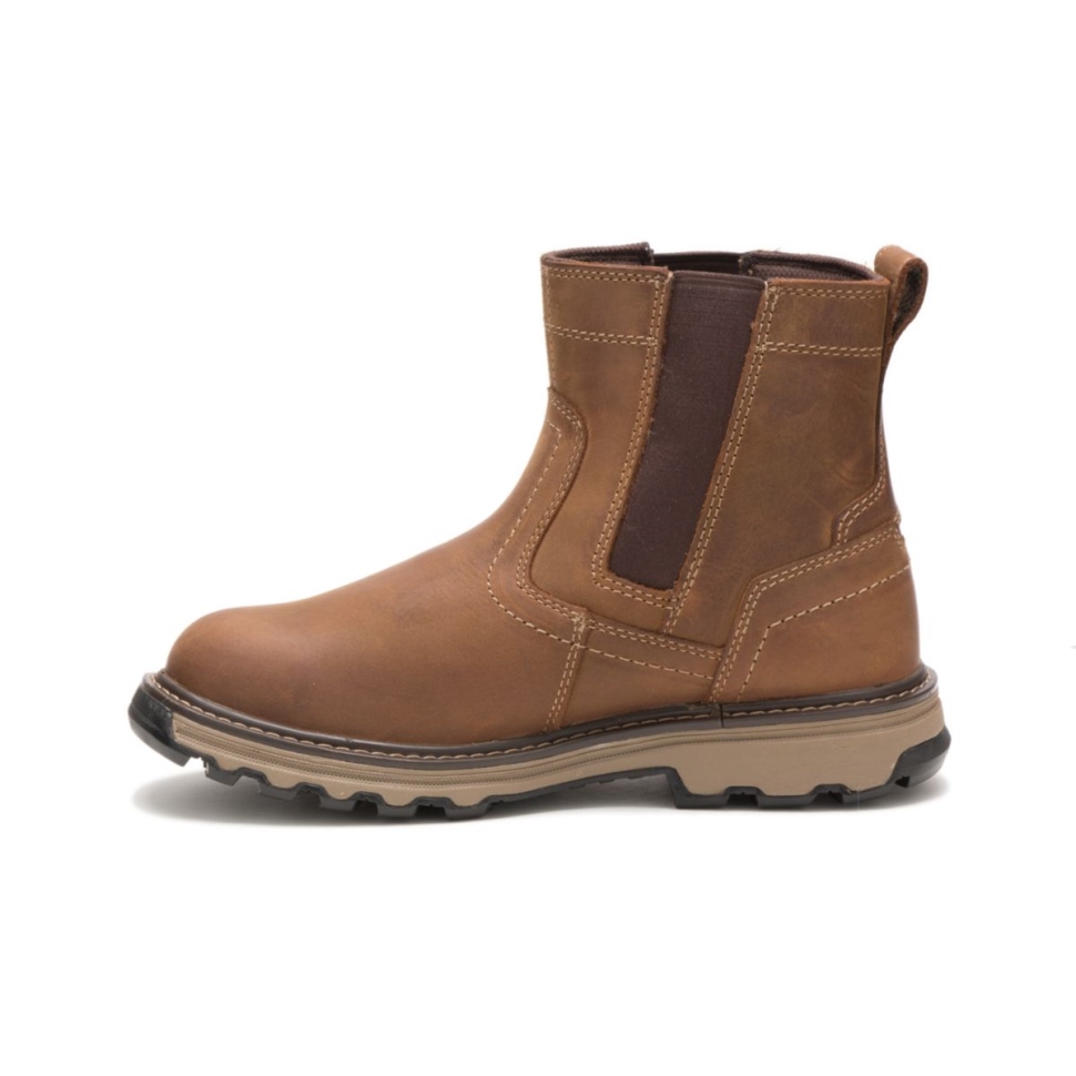 Bottes De Travail Pelton à Embout D\acier Marron Pour Chat