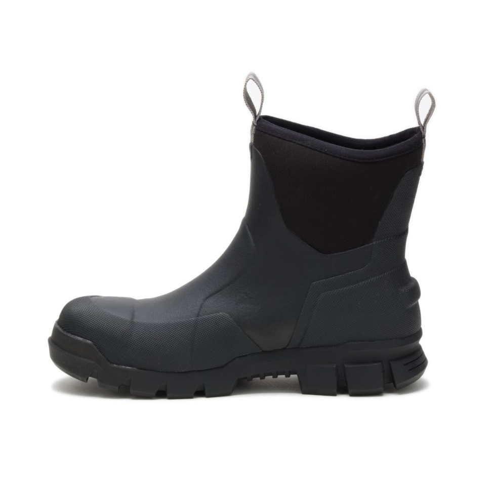 Bottes De Travail Stormers Noires De 6 Pi à Embout D\acier