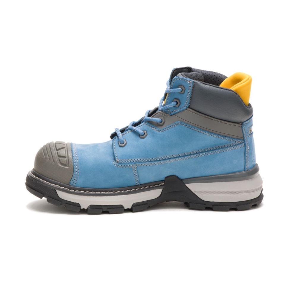 Cat Chaussures Blue Heaven Pour Femme Excavatrice Superlite Botte De Travail étanche