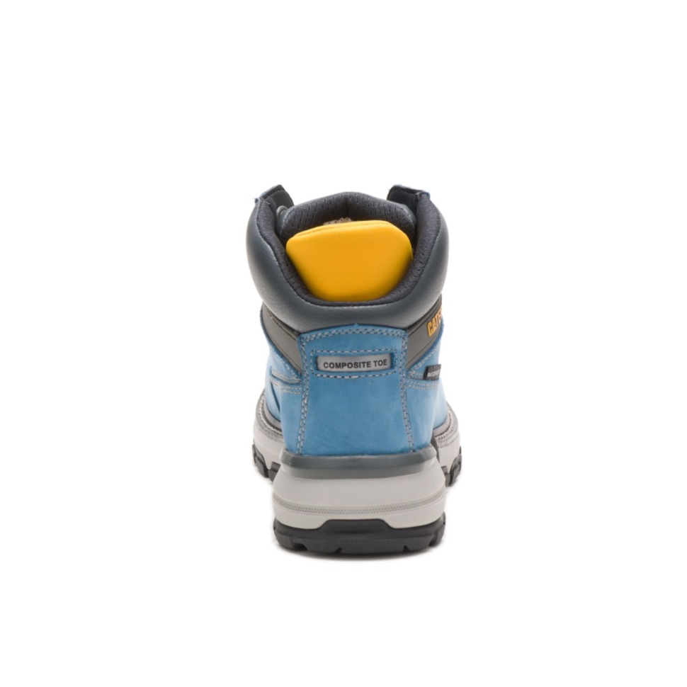 Cat Chaussures Blue Heaven Pour Femme Excavatrice Superlite Botte De Travail étanche