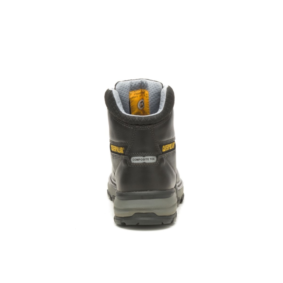 Cat Chaussures Hommes Pelle Superlite Cool Carbone Composite Orteil Botte De Travail Noir