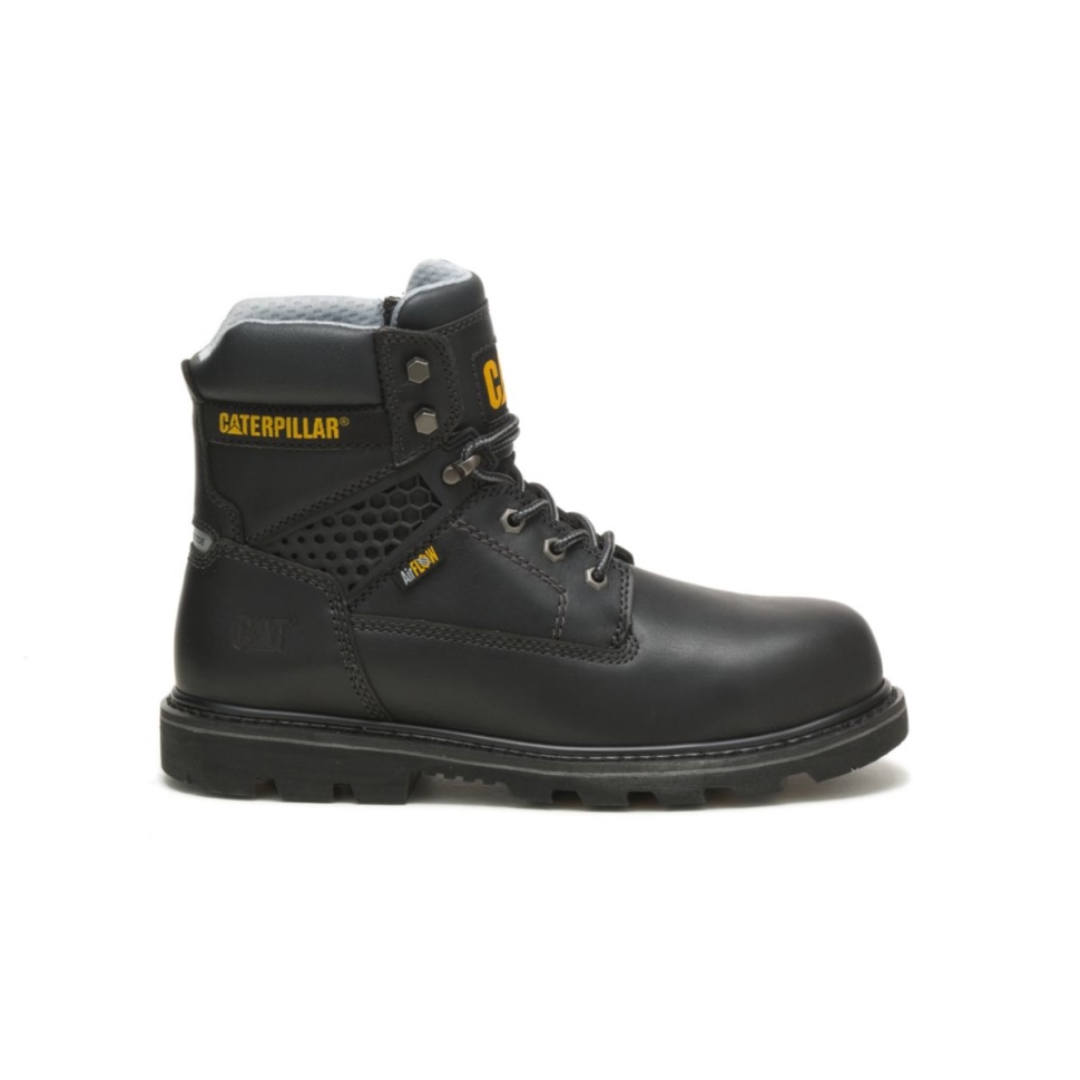 Cat Chaussures Hommes Structure Cool Composite Orteil Botte De Travail Noir