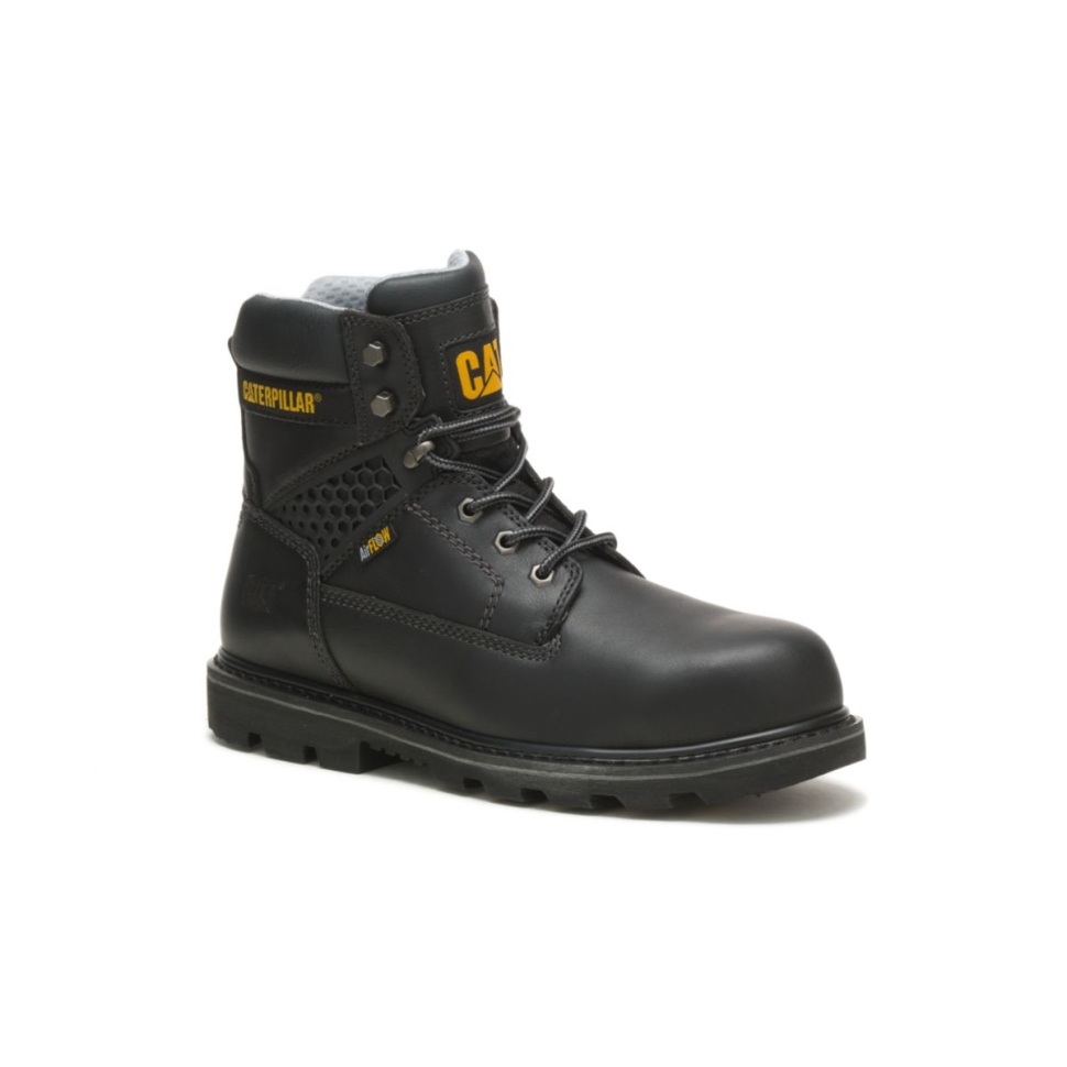 Cat Chaussures Hommes Structure Cool Composite Orteil Botte De Travail Noir