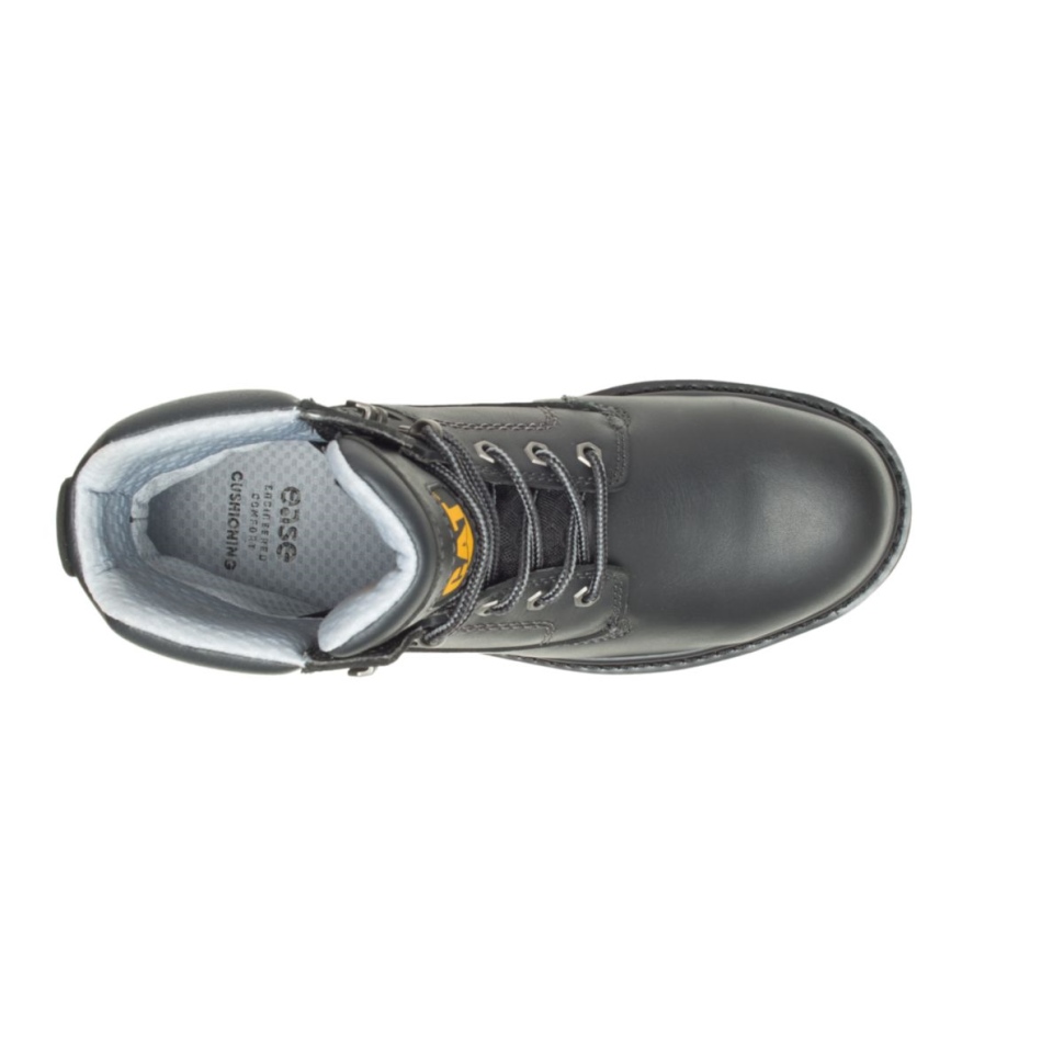 Cat Chaussures Hommes Structure Cool Composite Orteil Botte De Travail Noir