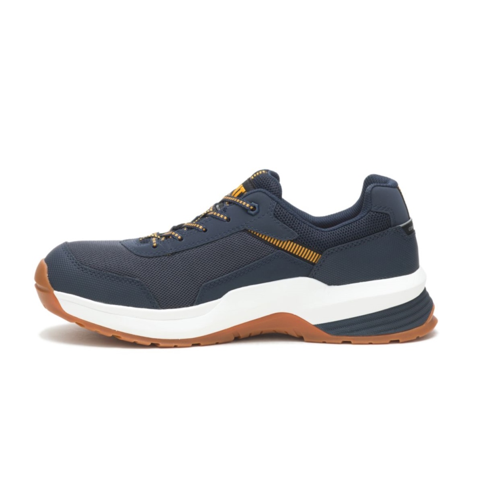 Cat Shoe Chaussures De Travail Pour Hommes Streamline 20 Mesh à Bout Composite Midnight