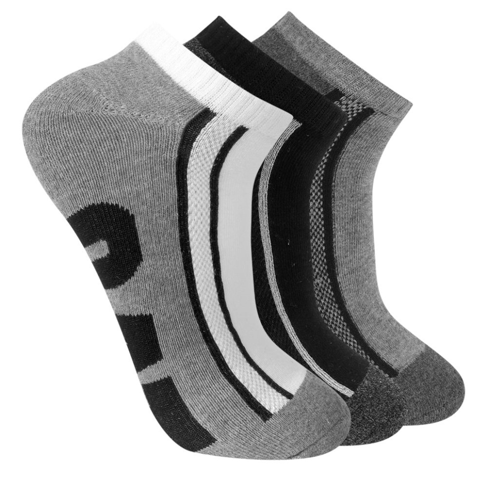 Cat Shoe Multi Lot De 3 Paires De Chaussettes Demi-coussin Pour Homme