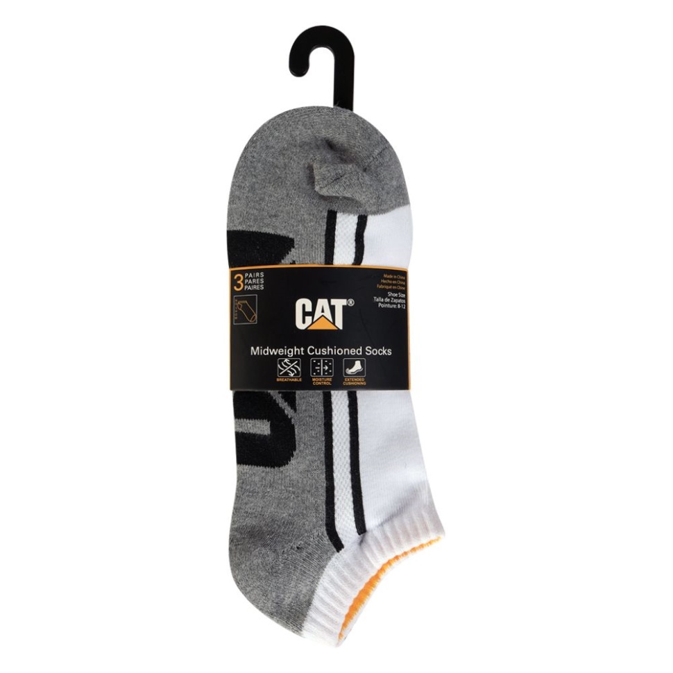 Cat Shoe Multi Lot De 3 Paires De Chaussettes Demi-coussin Pour Homme