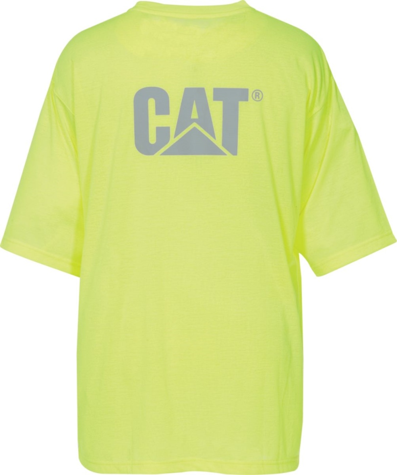 Cat Shoe T-shirt à Poche Haute Visibilité Pour Homme Jaune Pour Homme