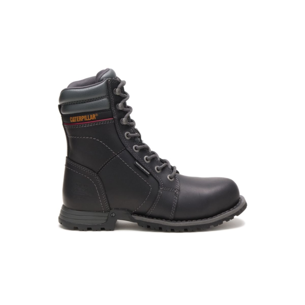 Cat Shoes Bottes De Travail Imperméables à Embout Dacier Echo Pour Femmes Noir