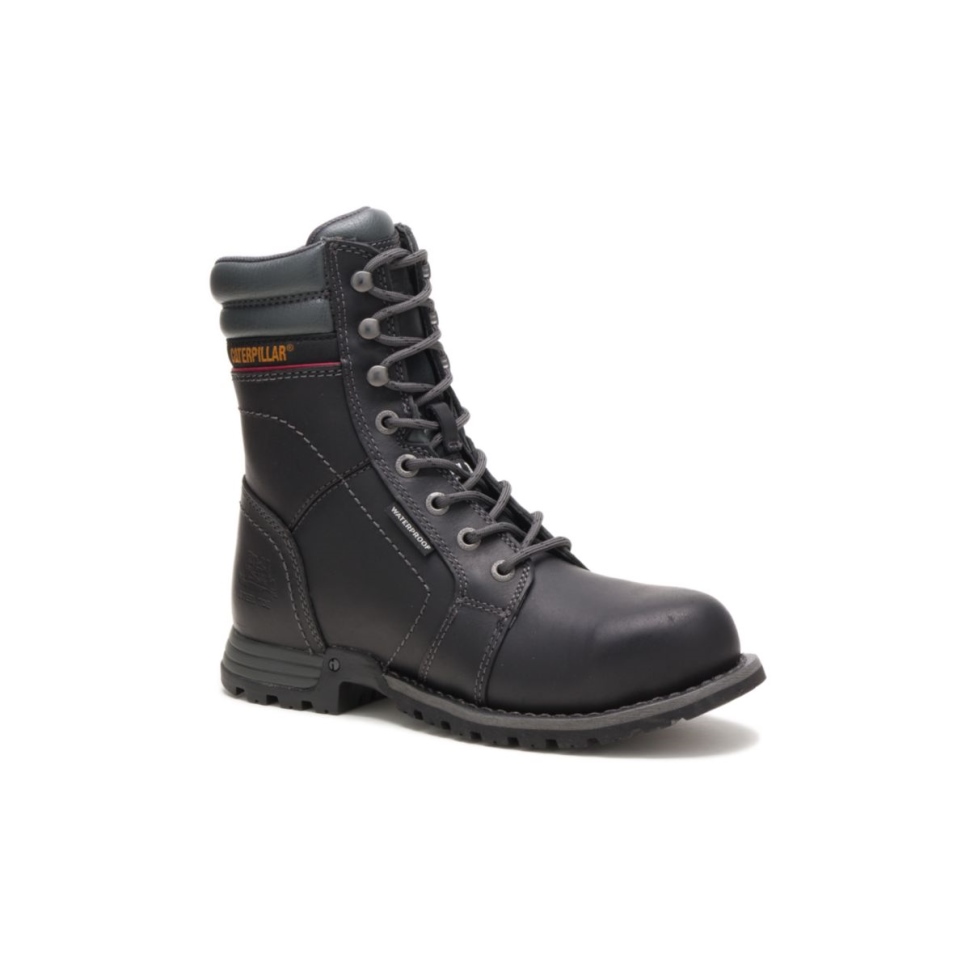 Cat Shoes Bottes De Travail Imperméables à Embout D\acier Echo Pour Femmes Noir