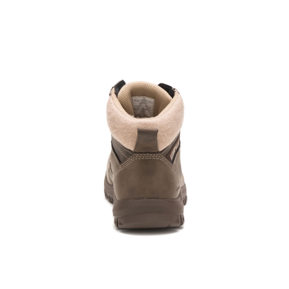 Cat Shoes Bottes De Travail Tess à Embout D\acier Pour Femmes Gris Mouette Foncé