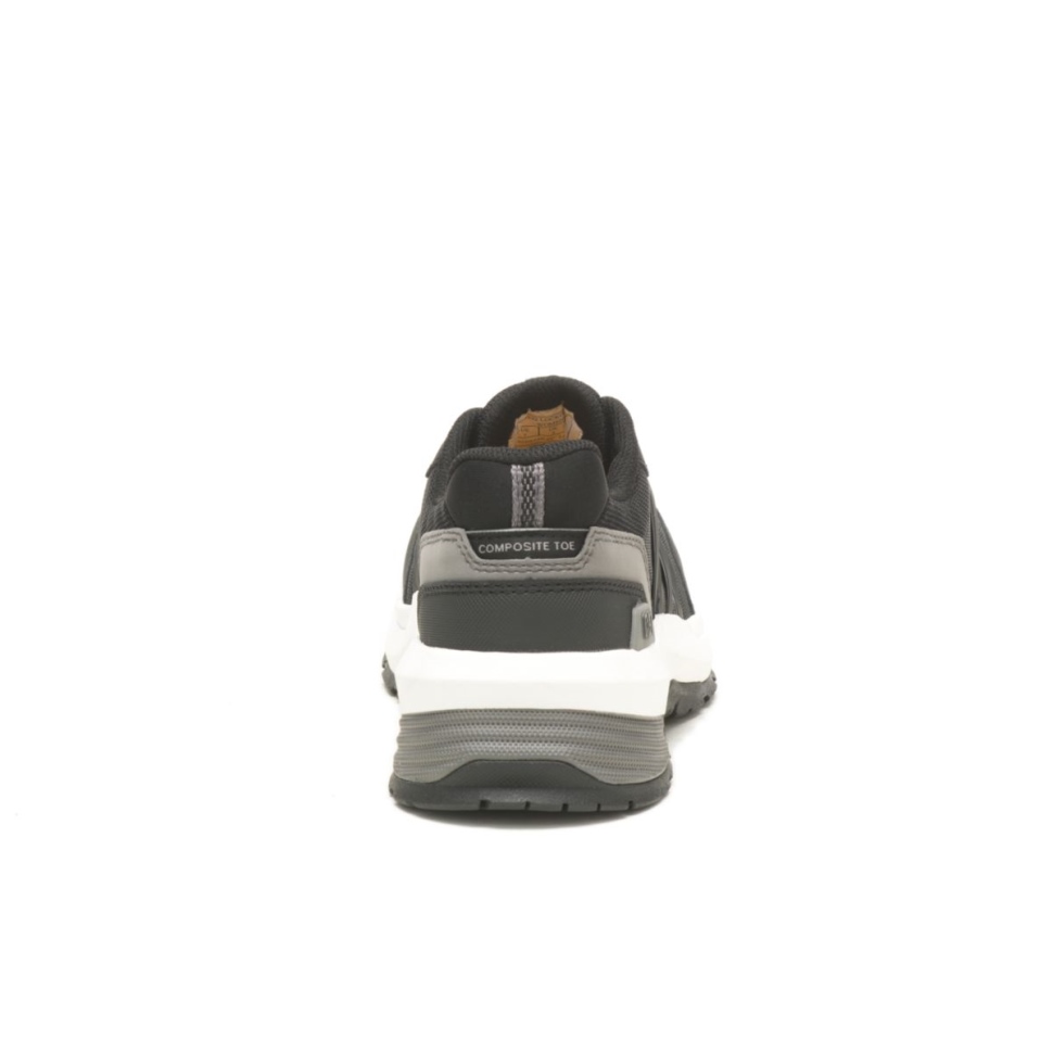 Cat Shoes Chaussures De Travail Rationaliser 20 Pour Femmes à Embout Composite Noir-charbon Moyen
