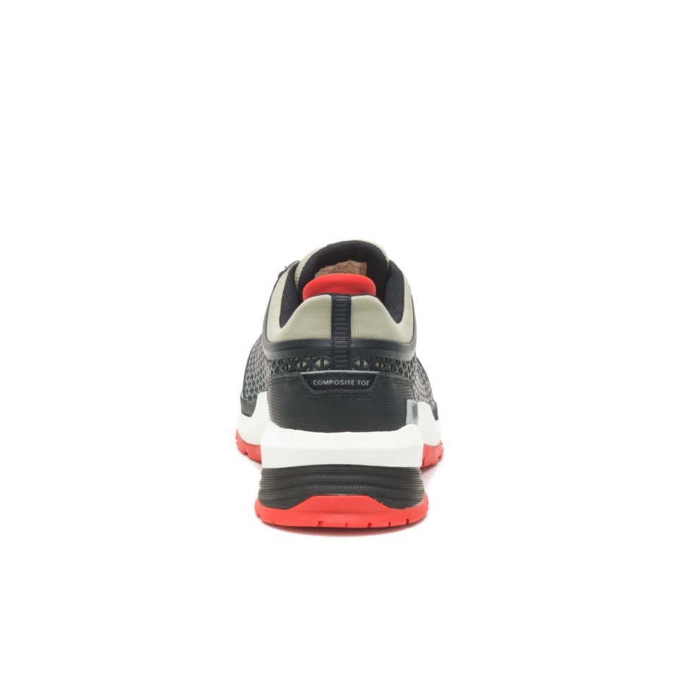 Cat Shoes Mousse Gris-noir Hommes Rational 20 Chaussure De Travail à Embout Composite
