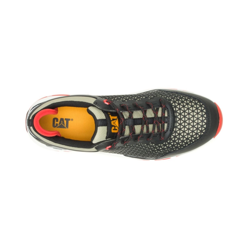 Cat Shoes Mousse Gris-noir Hommes Rational 20 Chaussure De Travail à Embout Composite
