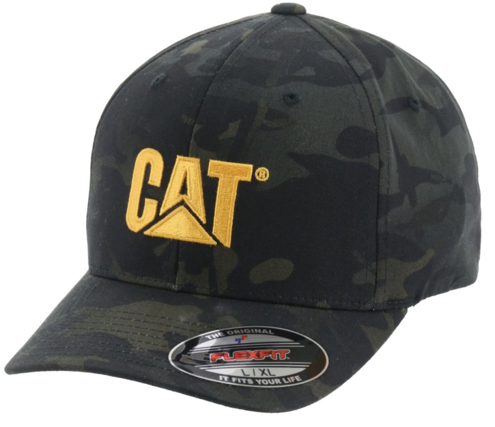 Cat Shoes Night Camo Casquette Flexfit Pour Hommes