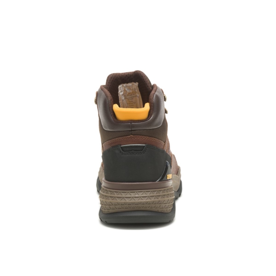 Cat Shoes Oak Botte De Travail Mi-haute Imperméable Pour Hommes