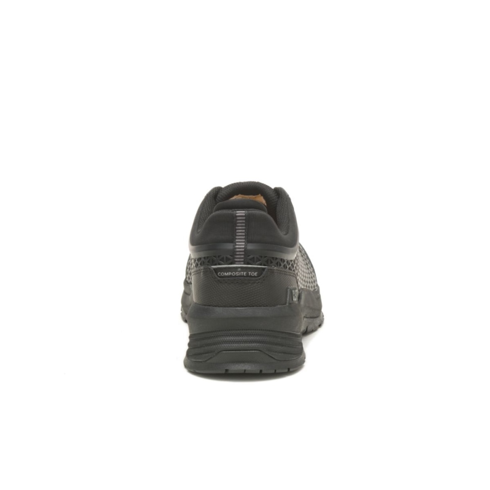 Cat Shoes Streamline 20 Chaussure De Travail à Embout Composite Pour Hommes Noir-noir