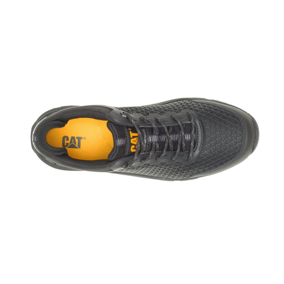 Cat Shoes Streamline 20 Chaussure De Travail à Embout Composite Pour Hommes Noir-noir
