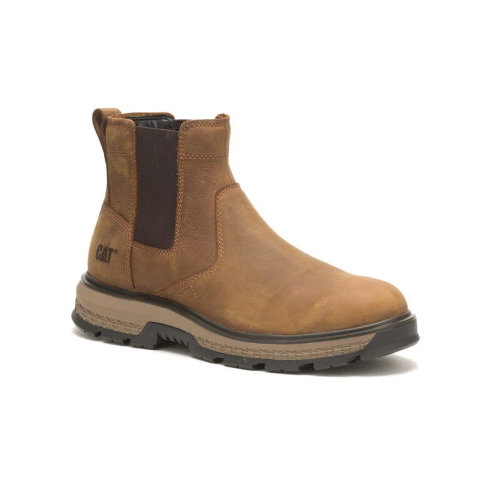 Chaussure De Chat Pyramide Exposition Pour Hommes Botte De Travail Chelsea