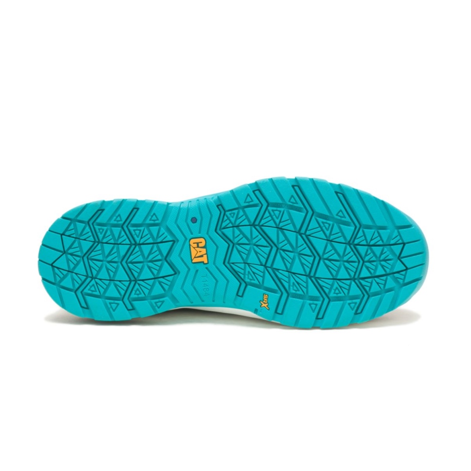 Chaussure De Travail Streamline 20 à Embout Composite Pour Femme Noir-bleu Sarcelle Cat Shoes