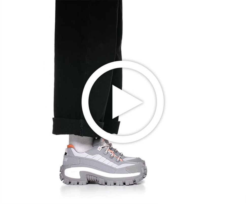 Chaussures Cat Chaussures De Travail à Embout D\acier Pour Femme Wild Dove-gris Glacier