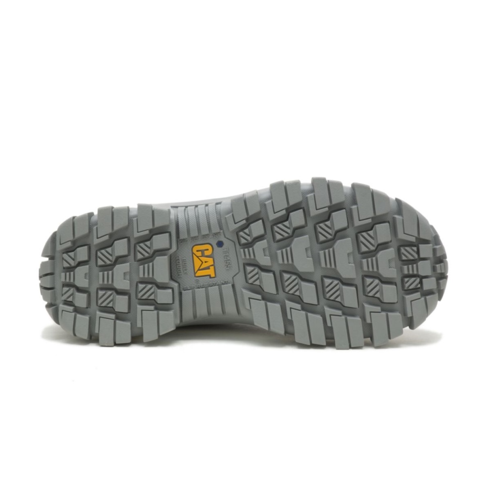 Chaussures Cat Chaussures De Travail à Embout D\acier Pour Femme Wild Dove-gris Glacier