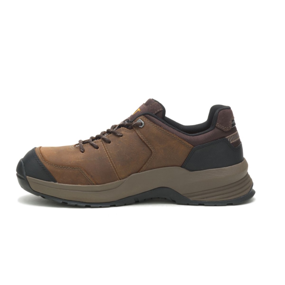 Chaussures Cat Pour Hommes Streamline 20 En Cuir à Bout Composite