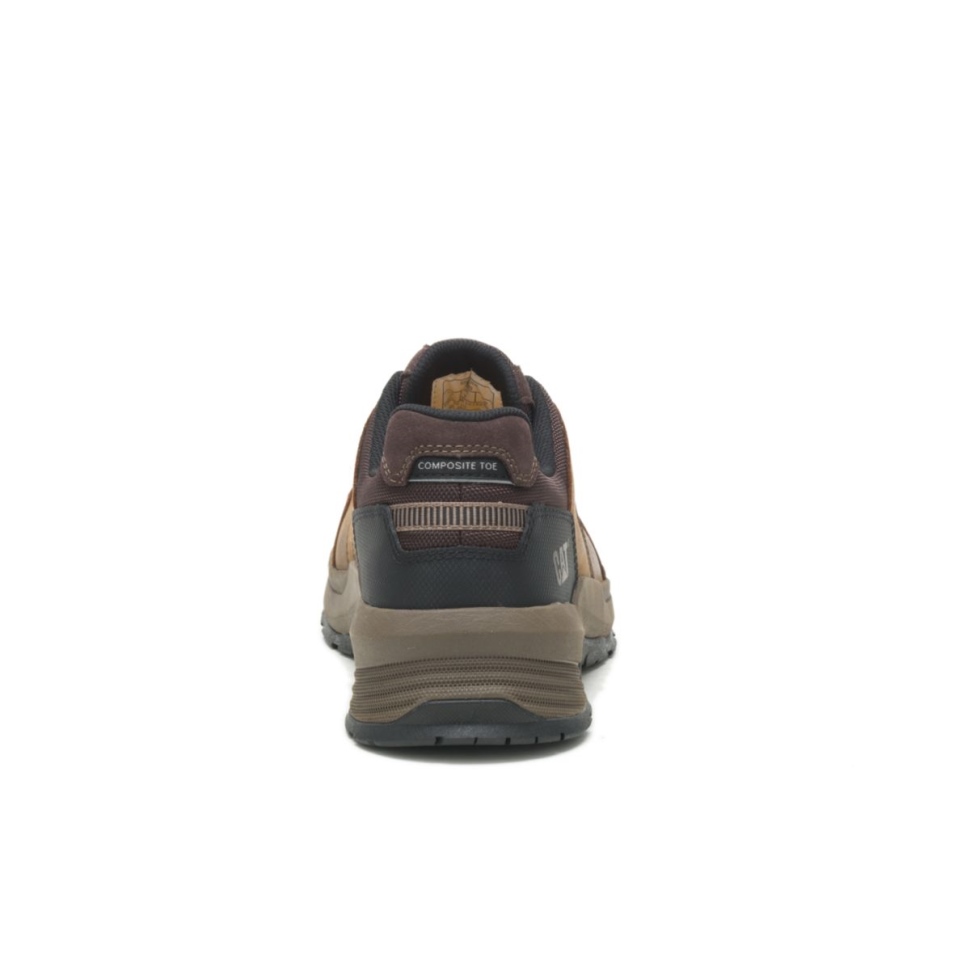 Chaussures Cat Pour Hommes Streamline 20 En Cuir à Bout Composite