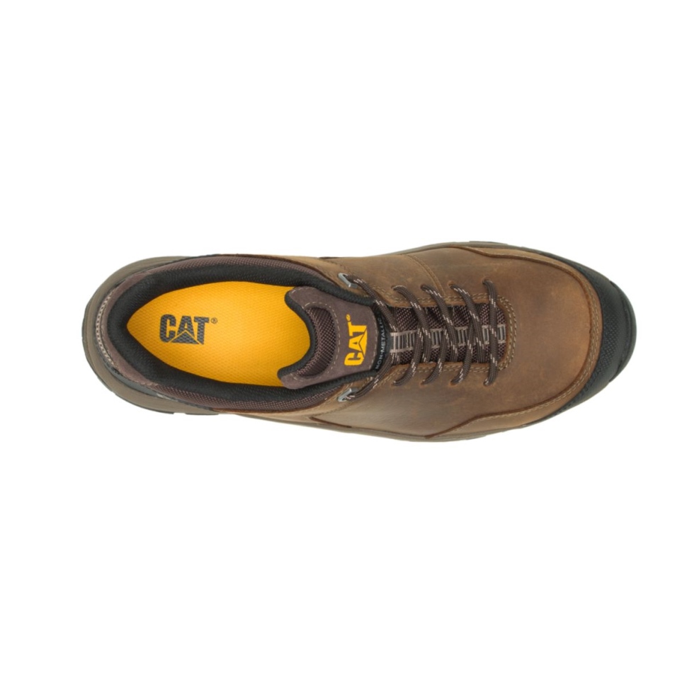 Chaussures Cat Pour Hommes Streamline 20 En Cuir à Bout Composite