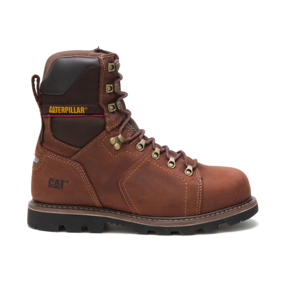 Chaussures De Chat Alaska 20 8 Bottes De Travail Thinsulate Imperméables à Bout En Acier Noyer