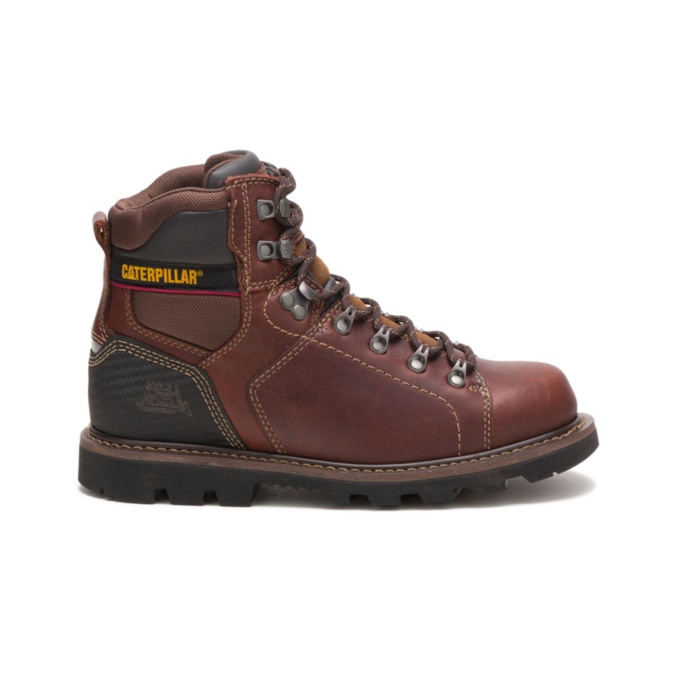 Chaussures De Chat Bottes De Travail Alaska 20 Marron Pour Hommes