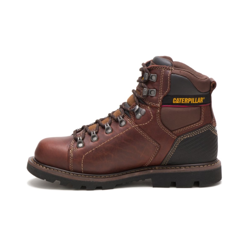 Chaussures De Chat Bottes De Travail Alaska 20 Marron Pour Hommes