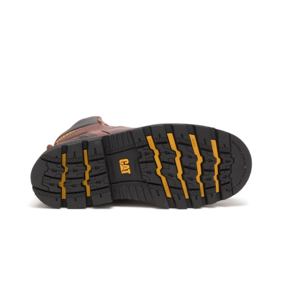 Chaussures De Chat Bottes De Travail Alaska 20 Marron Pour Hommes