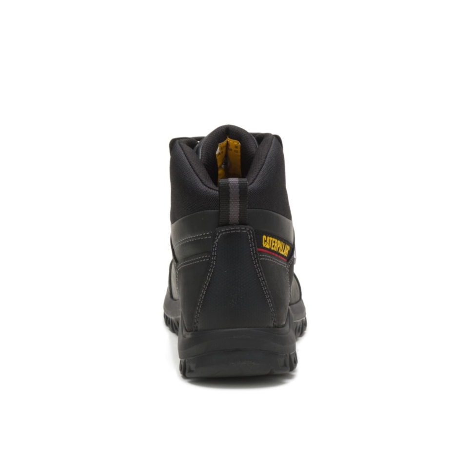 Chaussures De Chat Bottes De Travail Imperméables à Embout D\acier Pour Hommes Noir
