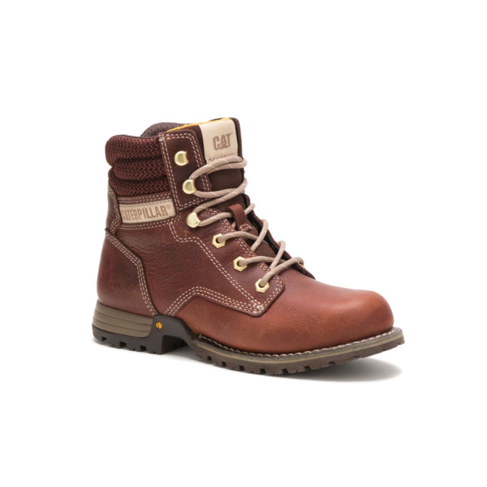 Chaussures De Chat Bottes De Travail Paisley 6 \pour Femmes Fauve