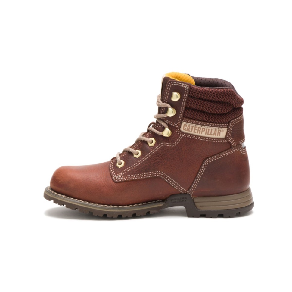 Chaussures De Chat Bottes De Travail Paisley 6 \pour Femmes Fauve