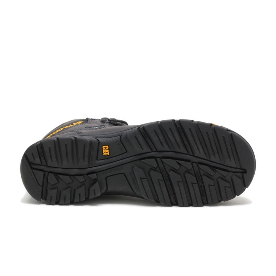 Chaussures De Chat Bottes De Travail à Bout Composite Imperméables à Résorption Pour Hommes Noires