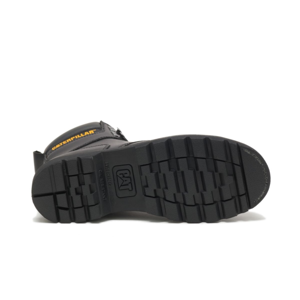 Chaussures De Chat Bottes De Travail à Bout En Acier Pour Hommes Deuxième Quart De Travail Noir