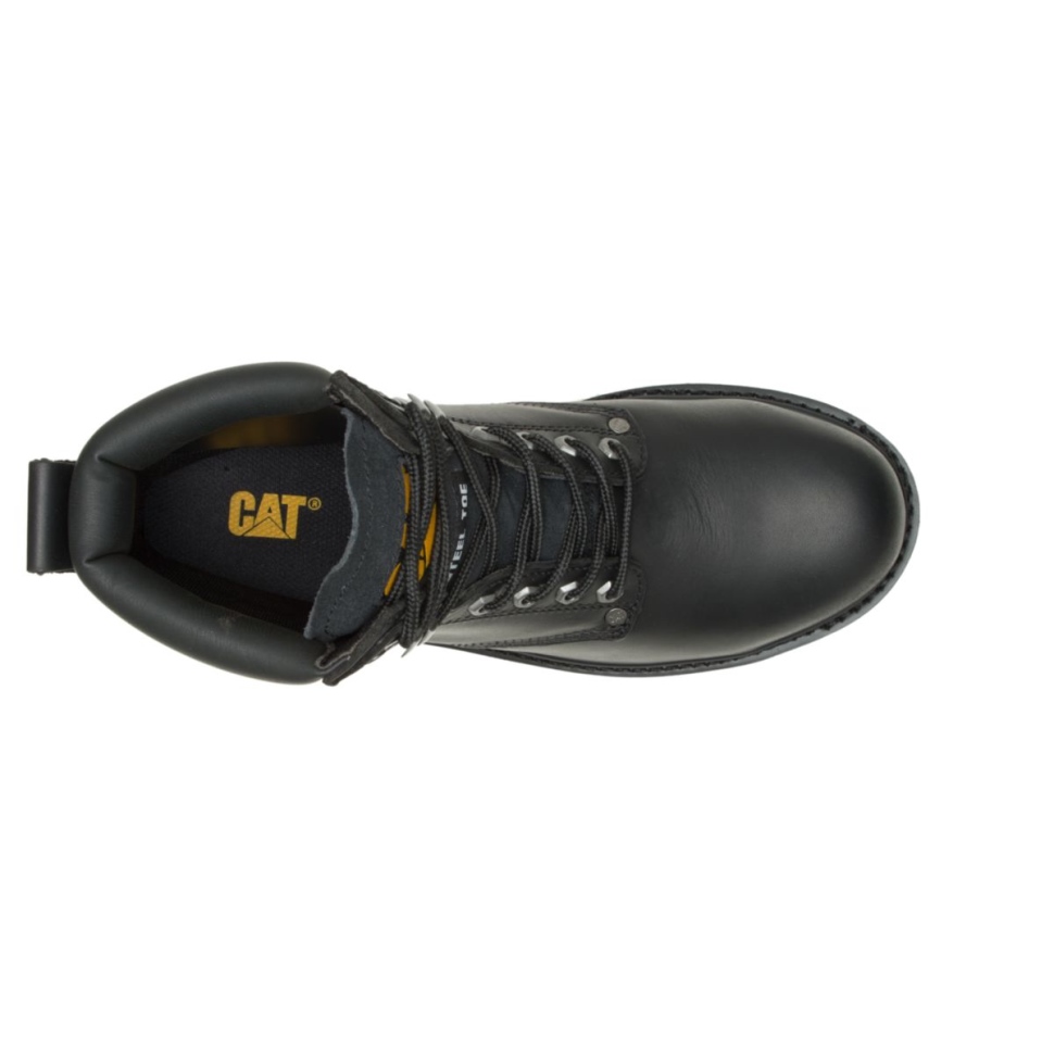 Chaussures De Chat Bottes De Travail à Bout En Acier Pour Hommes Deuxième Quart De Travail Noir