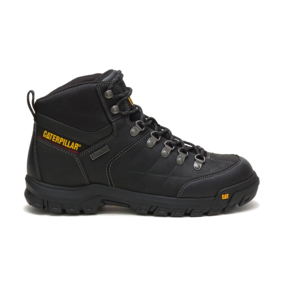 Chaussures De Chat Bottes De Travail étanches Seuil Pour Hommes Noir