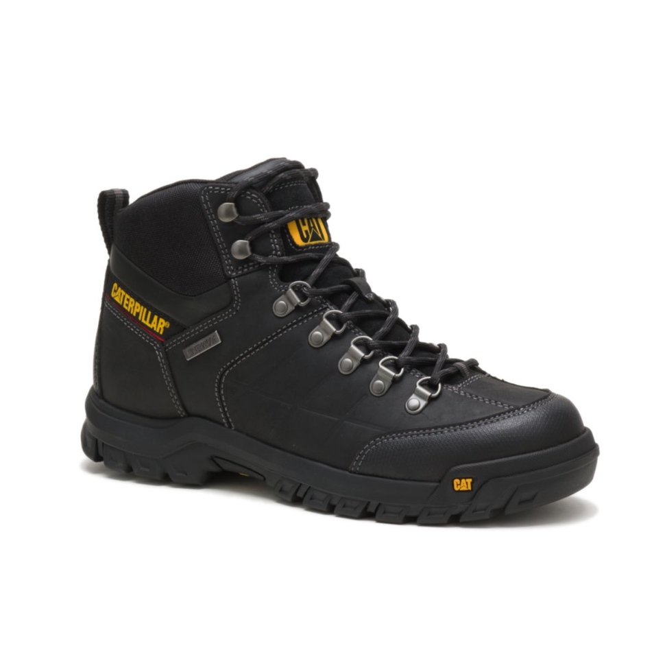 Chaussures De Chat Bottes De Travail étanches Seuil Pour Hommes Noir