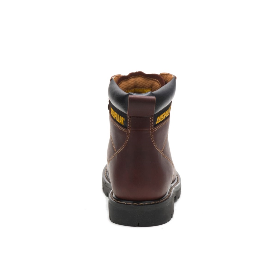 Chaussures De Chat Bronzage Botte De Travail De Deuxième Quart Pour Hommes